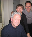 With my sister Cami and brother-in-law Mark at my Moms. Thanksgiving 2010.