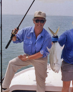 With jack crevalle - Key West, FL 1993